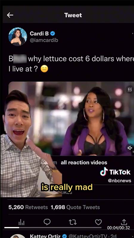 cardi b lettuce